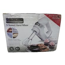 Hamilton Beach Professional 5 Speed Hand Mixer Easy Clean Beaters DC Motor 62652