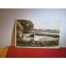 EDEN BRIDGE & GARDENS, CARLISLE, CUMBRIA postcard RP by Valentine 1936? pm =