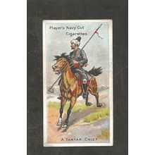 Cigarette Card Players Riders of the World 1905 #24 Tartar Chief