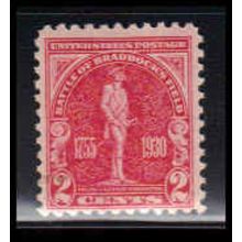 688 2c Battle of Braddock Average Plus MNH O2631