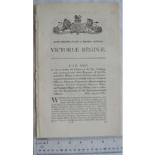 1853 Act of Parliament: pay, Clothing, expenses disembodied Militia GB Ireland