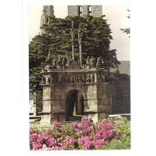 PLEYBEN, FINISTERRE, BRITTANY, FRANCE used postcard 1990 postmark #
