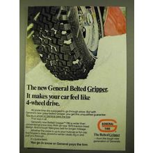 1970 General Tire Belted Gripper Tires Ad