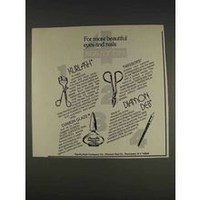 1977 Kurlash Ad - Diamon Glaze, Twissors and Diamon Deb