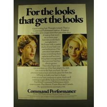 1980 Command Performance Ad - Looks That Get Looks