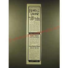 1951 J.B. Lippincott Ad - Laughter Unlimited! Bears in the Caviar