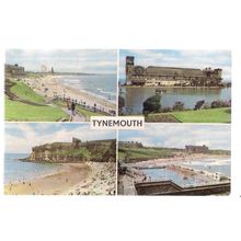 multiview, TYNEMOUTH, Northumberland.. used postcard 1965 postmark