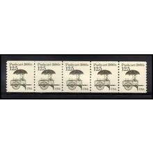 2133 12.5c Pushcart Fine MNH Dry Gum PNC 1/5 X2162
