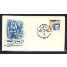 Event Cancel 05-28-86 2145 22c AMERIPEX '86 (Cachet-U/A) Box0259