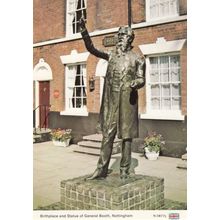 General Booth Nottingham Statue Postcard