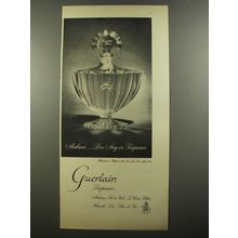 1954 Guerlain Shalimar Perfume Ad - Love Song in Fragrance