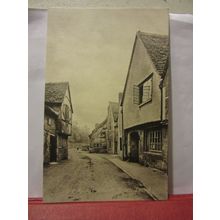 OLD HOUSES CHURCH STREET, LACOCK. WILTSHIRE unused antique postcard Valentine #