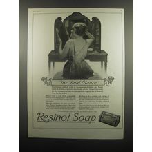 1920 Resinol Soap Ad - The Final Glance