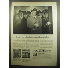 1955 Mosler Safe Ad - Should a man take a business worry home with him?
