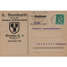 German Old Straw Hats Dresden Berlin Exhibition Stand Director Signed Postcard