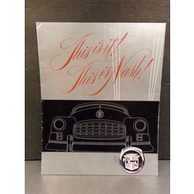This is it! This is Nash! Sales Brochure 1949 Airflyte 600 Ambassador