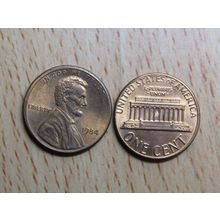 1984 USA 1 Cent Lincoln Memorial Coin