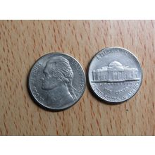 1996d USA 5 Cents Jefferson Nickel Coin