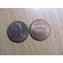 1995d USA 1 Cent Lincoln Memorial Coin