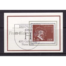 EAST GERMANY DDR 1980 400th ANNIV HALS MINIATURE SHEET USED/CTO SG MS E2265