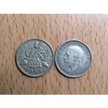 GB 1933 George V Silver Threepence 3d Coin