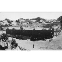 WW1 The Green Southwick Royal Marine Engineers Huts Sussex Postcard