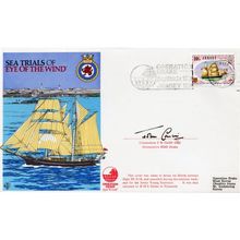 Sea Trials Of Eye Of The Wind Ship Commodore John Carlill OBE Signed FDC