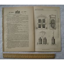 1890 Patent No. 16,653 measuring electric currents, Stanley Currie, Philadelphia