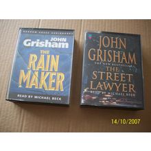 John Grisham-The Rain Maker & The Street Lawyer-2 audiobooks on cassettes