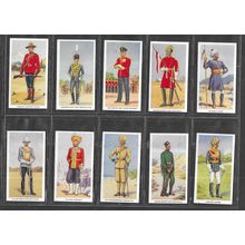 GODFREY PHILLIPS - Soldiers of the King (Non Adhesive) - 1939 - Set of 36.