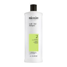 Nioxin System 2 Scalp + Hair Thickening Shampoo for Natural Hair with Progressed