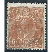 Australia 1929 SG103a 5d Orange-Brown Very Fine Used .. ..