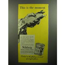 1945 Green Giant Niblets Corn Ad - The Moment