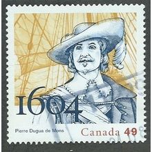 CAN 2004 49c 'FRENCH SETTLEMENTS' FINE USED (EBID49-155)