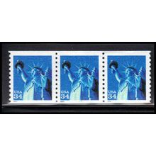 3476v 34c Statue of Liberty Very Fine MNH PNC 1111/3 #on# PA3751