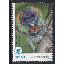 Australia 2023 Peacock Spiders - Maratus speciosus $1.20 Sheet Used