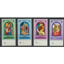 Anguilla Stamps Scott #132 To 135, Mint Never Hinged