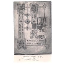 HEREFORD CATHEDRAL LIBRARY unused vintage postcard Bible =
