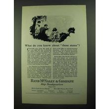 1923 Rand McNally Ad - Know About These States?