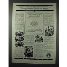 1963 Great Northern Railroad Ad - Greatest Foods