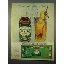 1963 Nestea Instant Tea Ad - Gives You Teapot Flavor