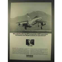 1963 Republic Aviation Ad - ILS Display TACAN Systems