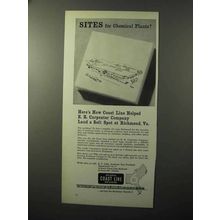 1964 Atlantic Coast Line Railroad Ad - Chemical Plants