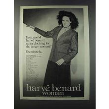 1981 Harve Benard Fashion Ad - Tailor Clothing