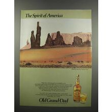 1983 Old Grand-Dad Bourbon Ad, Heading West Thomas Ives