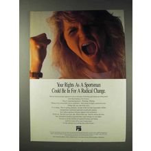 1991 National Shooting Sports Foundation Ad - Radical