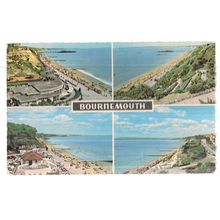 BOURNEMOUTH, DORSET, multiview used vintage postcard by Dearden & Wade 1962 pm =