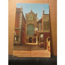 ST. MARY'S CHURCH, RYE, EAST SUSSEX used postcard by J. Salmon 1971 pm =