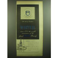 1947 Martell Cognac Ad - The seal of tradition