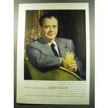 1949 Lord Calvert Whiskey Ad - Ted Collins photo by Valentino Sarra